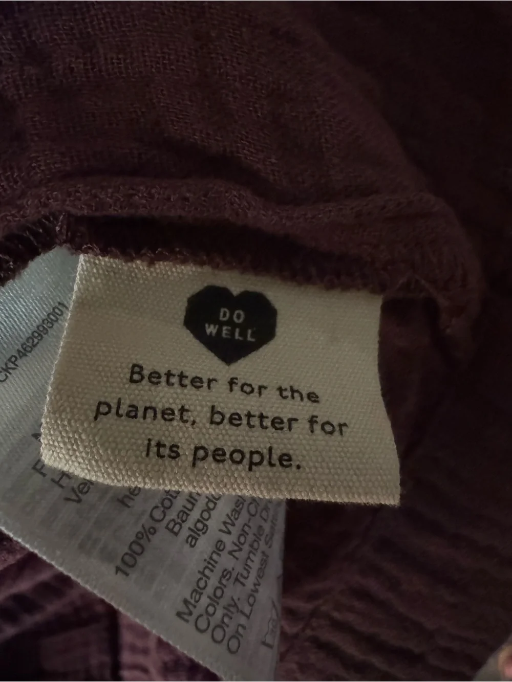 Madewell Plum Square-Neck Gauze Top - Picture 6 of 8